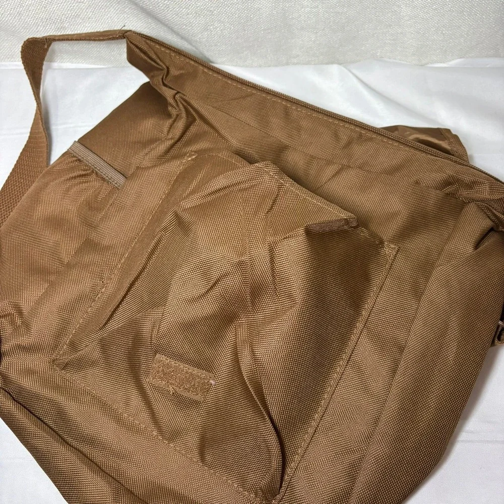 National Parks Conservation Association Brown Satchel Messenger Bag Cotton Twill